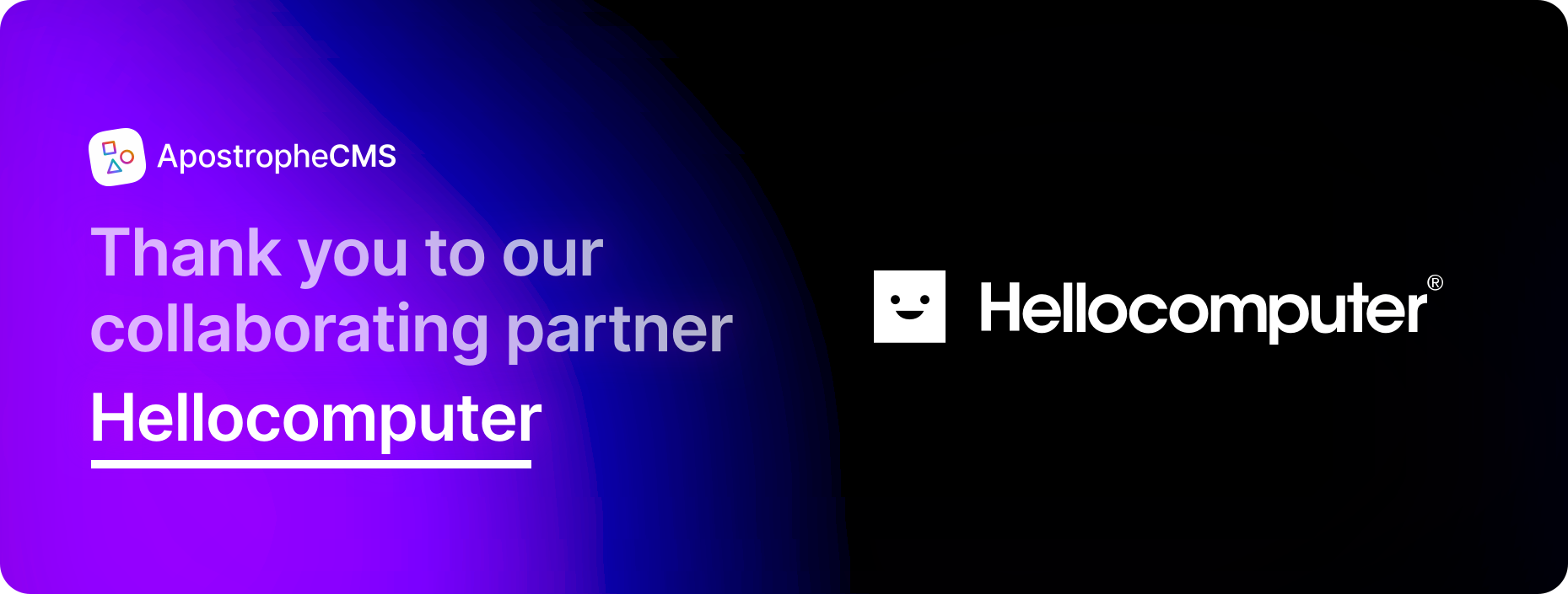 Thanks to our partner Hellocomputer